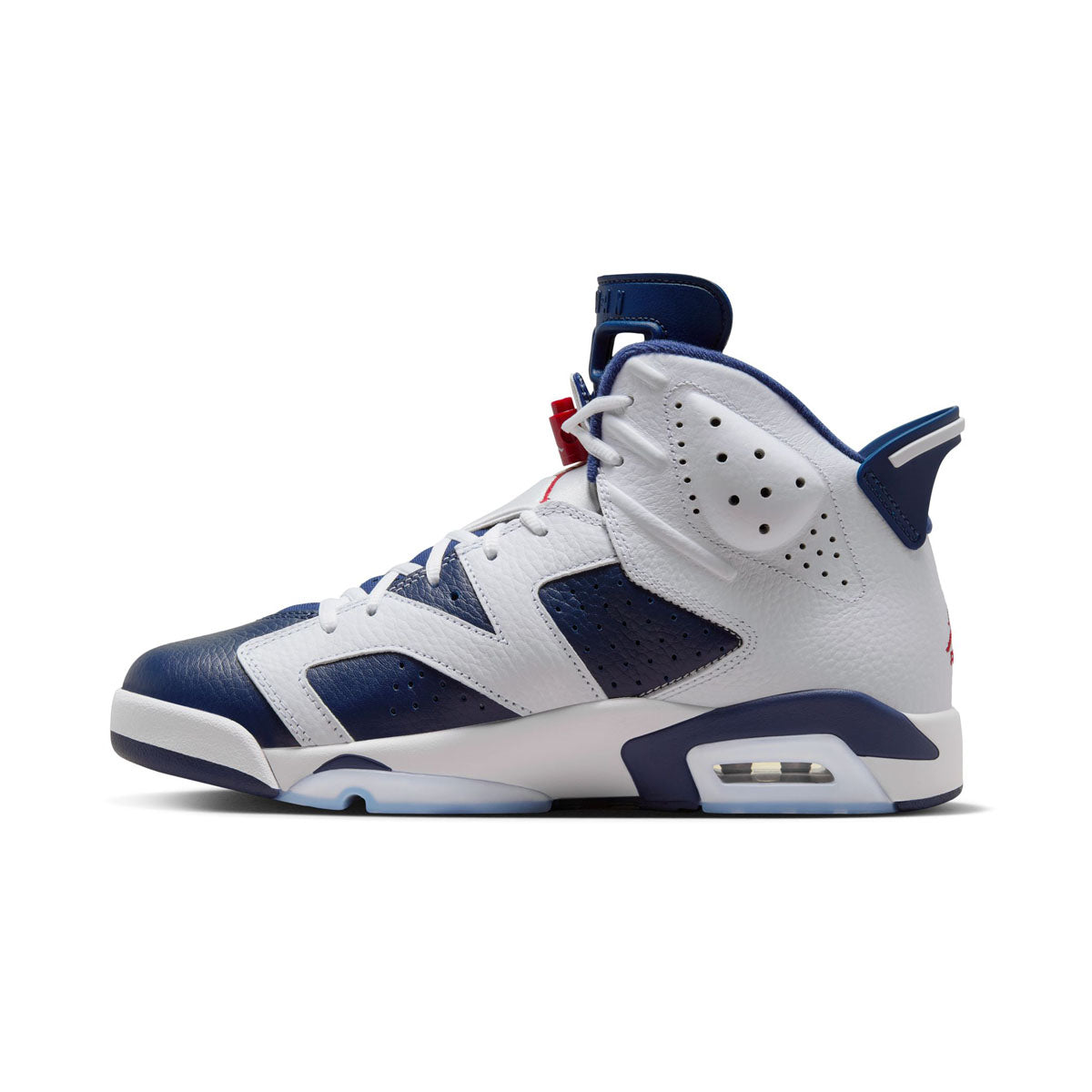 Air Jordan 6 Retro White and Midnight Navy Men&#39;s Shoes