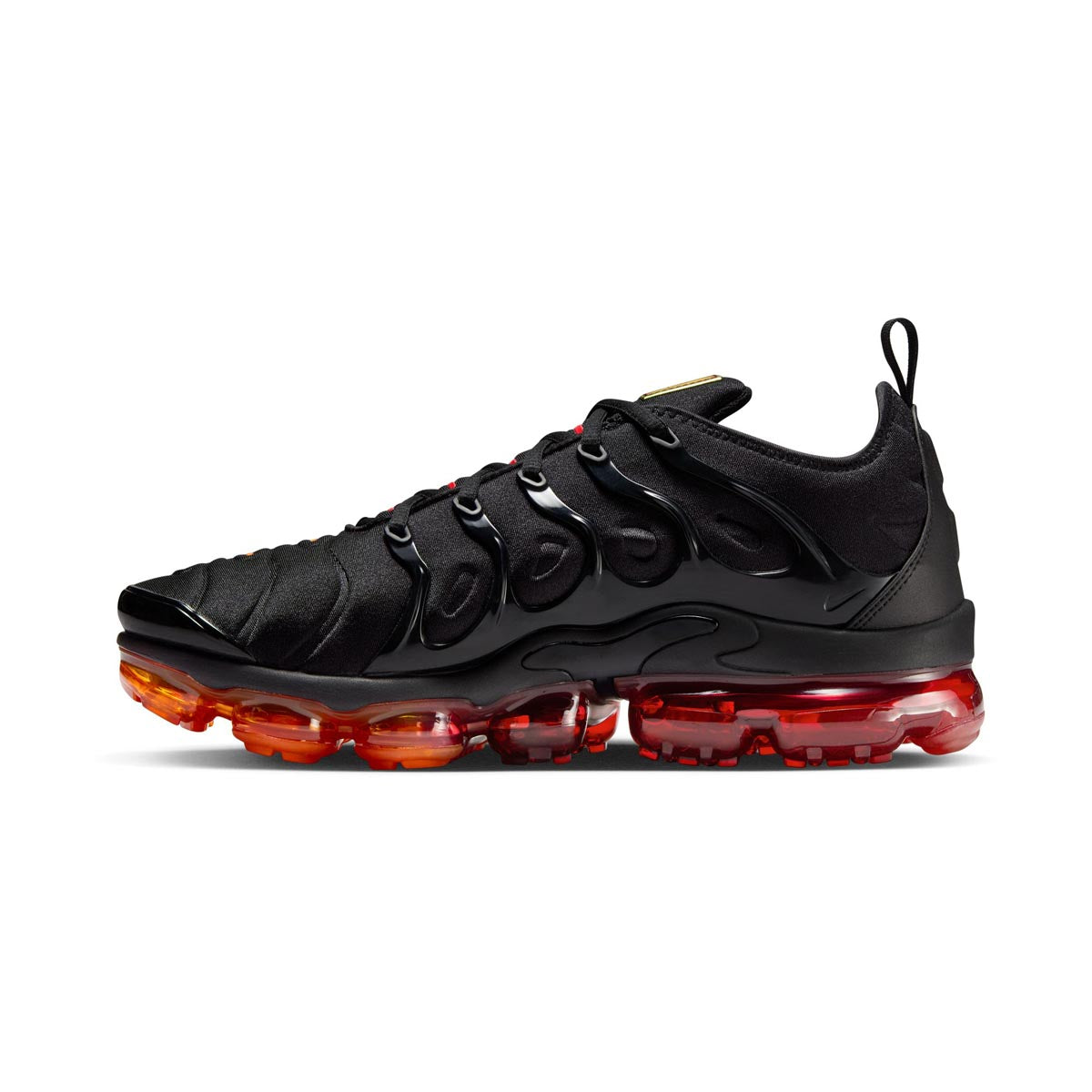 Nike Air VaporMax Plus 'Black Light Smoke Grey Magma Orange' Men's Shoes - 