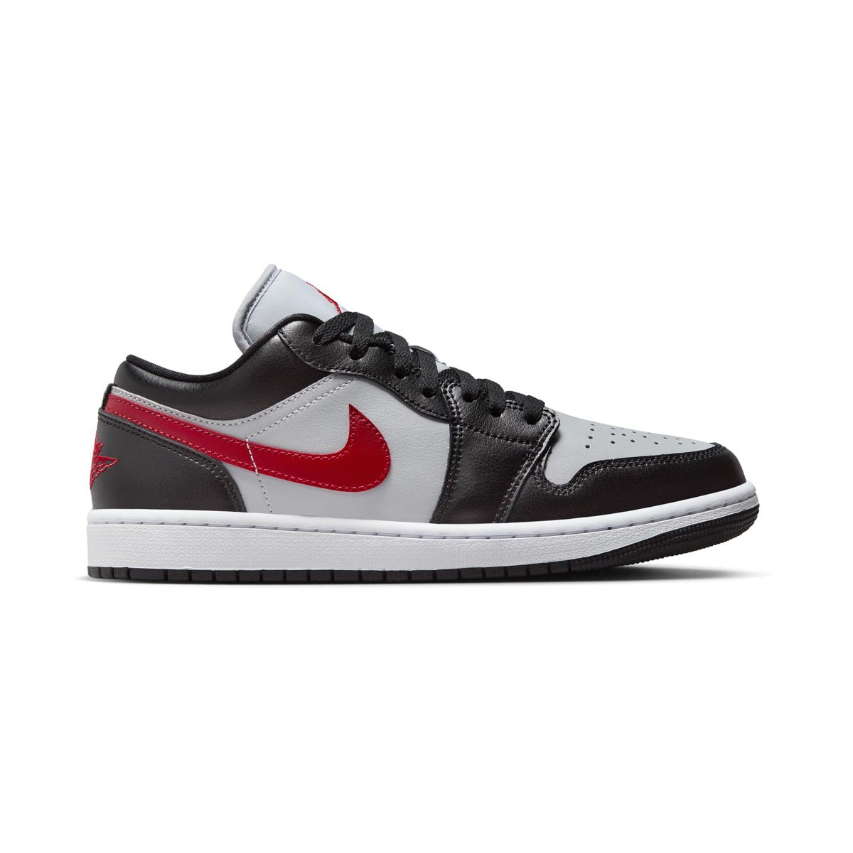 Air Jordan 1 Low 'Wolf Grey Gym Red' Women's Shoes - WOMENS SHOES