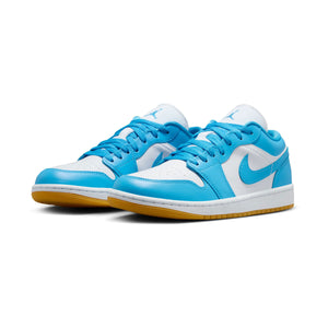 Air Jordan 1 Low 'White Gum Light Brown Dark Powder Blue' Women's Shoes