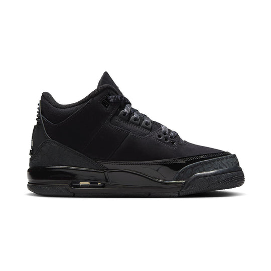 Air Jordan 3 Retro 'Black Cat' Big Kids' Shoes