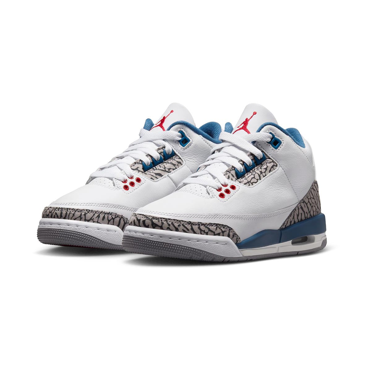 Air Jordan 3 Retro 'True Blue' Big Kids' Shoes - Big Kids Shoes (3.5Y - 7Y): Shoes for Teens