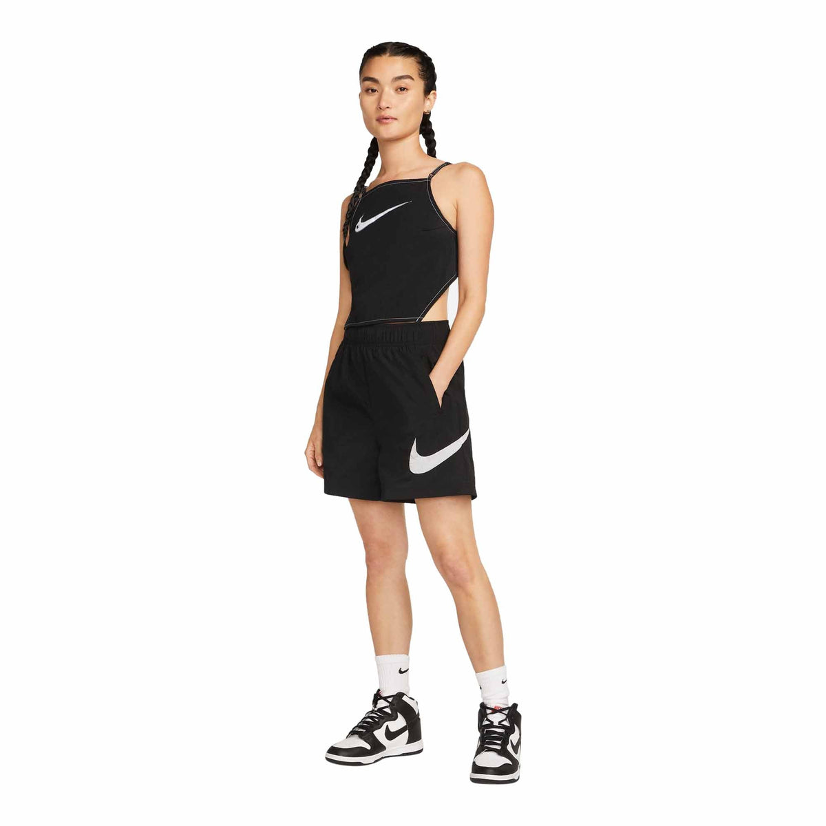 Nike Sportswear Essential Women&#39;s High-Rise Woven Shorts