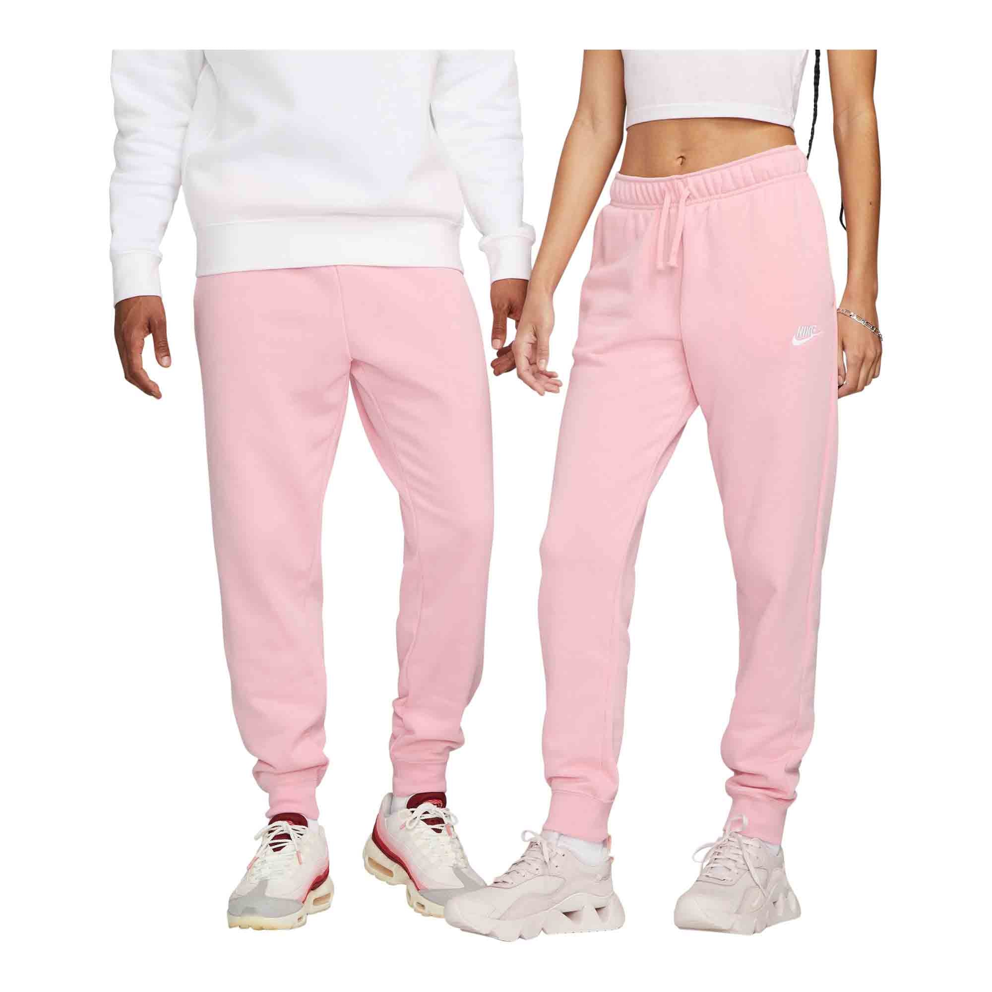 Baby pink nike sweatpants sale