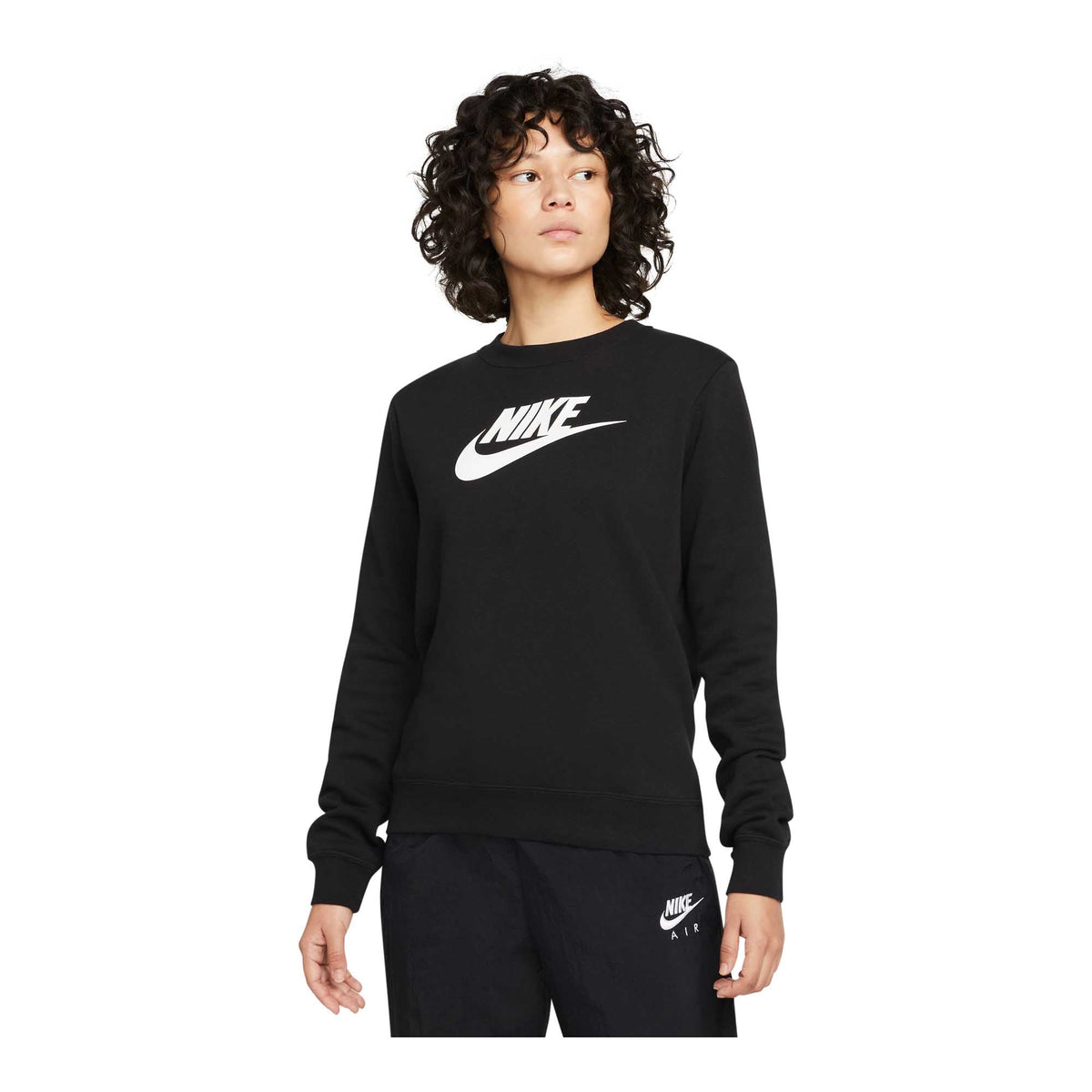 Nike Sportswear Club Fleece Women&#39;s Logo Crew-Neck Sweatshirt