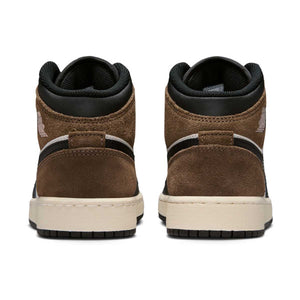 Air Jordan 1 Mid 'Black Palomino' Big Kids' Shoes