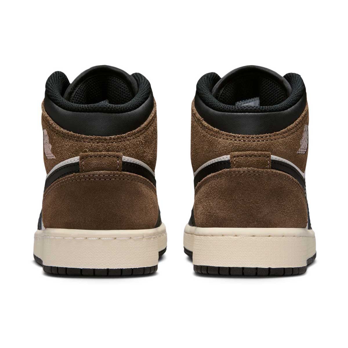 Air Jordan 1 Mid 'Black Palomino' Big Kids' Shoes - 