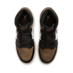 Air Jordan 1 Mid 'Black Palomino' Big Kids' Shoes