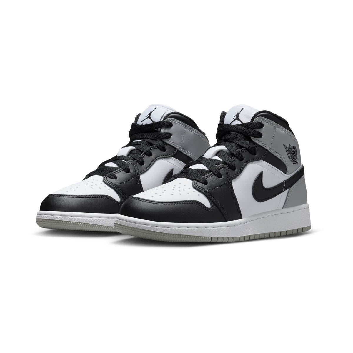 Air Jordan 1 Mid &#39;Barons&#39; Big Kids&#39; Shoes
