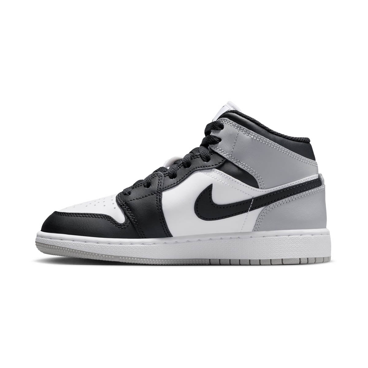 Air Jordan 1 Mid &#39;Barons&#39; Big Kids&#39; Shoes