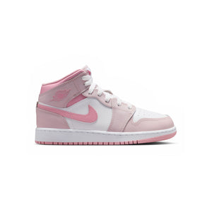 Air Jordan 1 Mid 'Pearl Pink White' Big Kids' Shoes