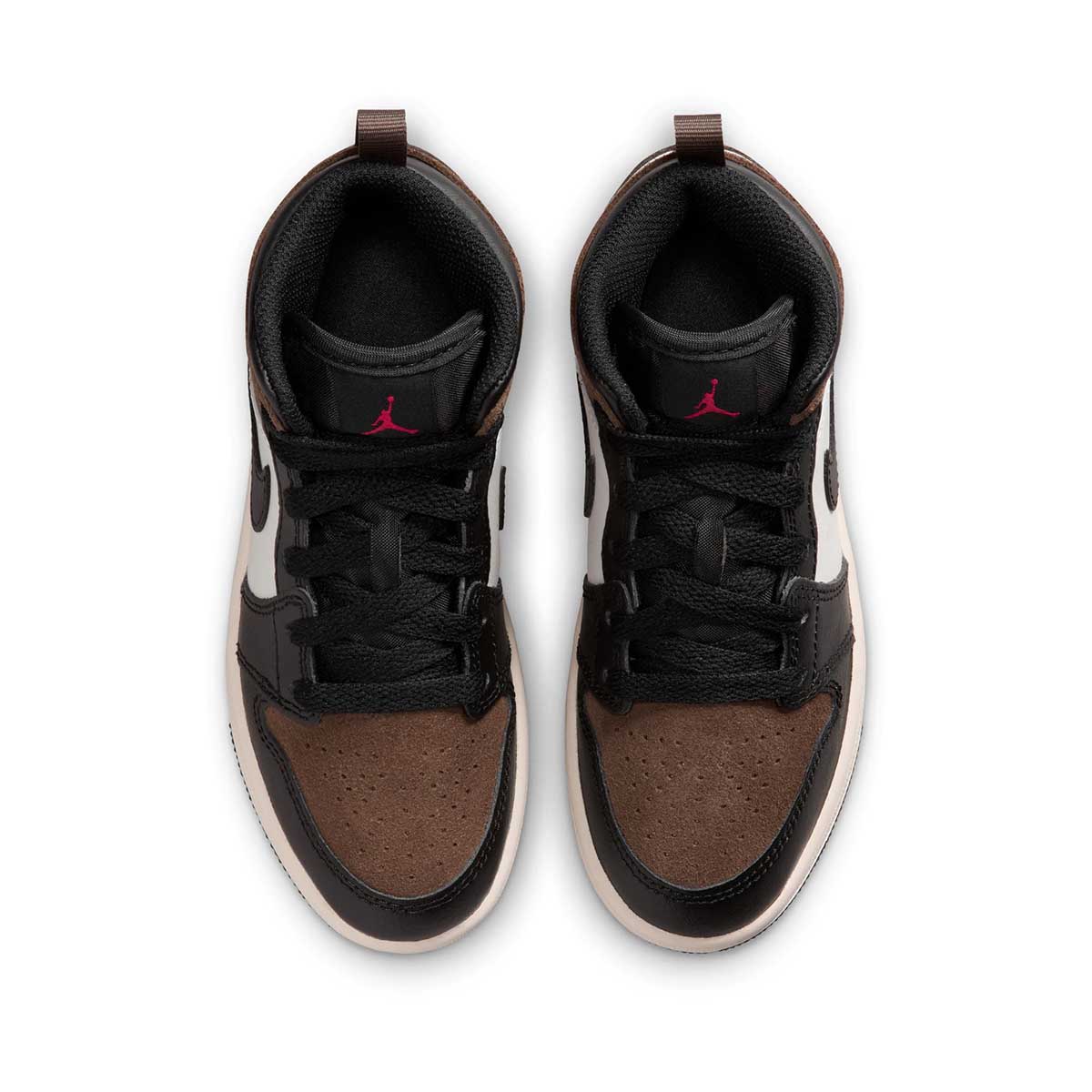 Jordan 1 Mid 'Black Palomino' Little Kids' Shoes - 