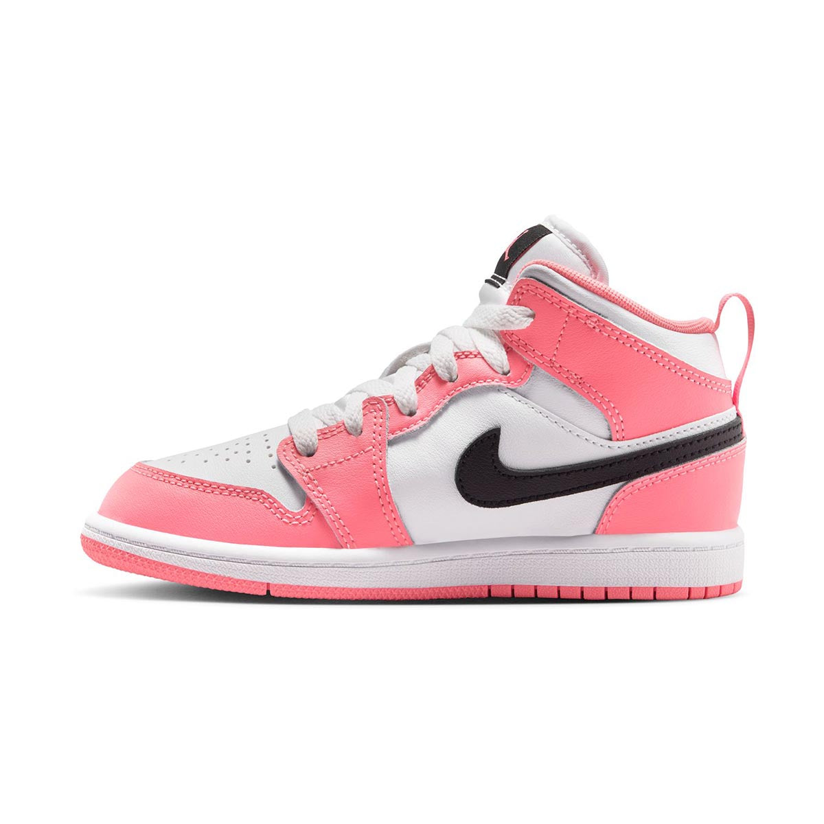 Jordan 1 Mid 'Pink Gaze' Little Kids' Shoes - Kids Jordans Shoes