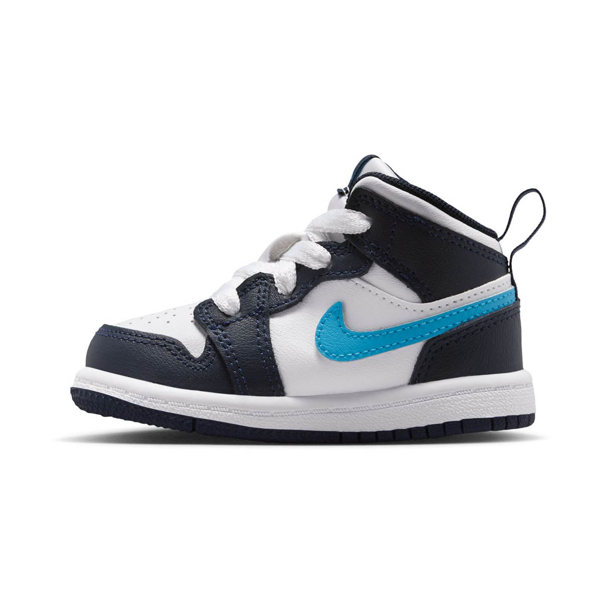 Jordan 1 Mid 'Obsidian Dark Dust Blue' Baby/Toddler Shoes - 