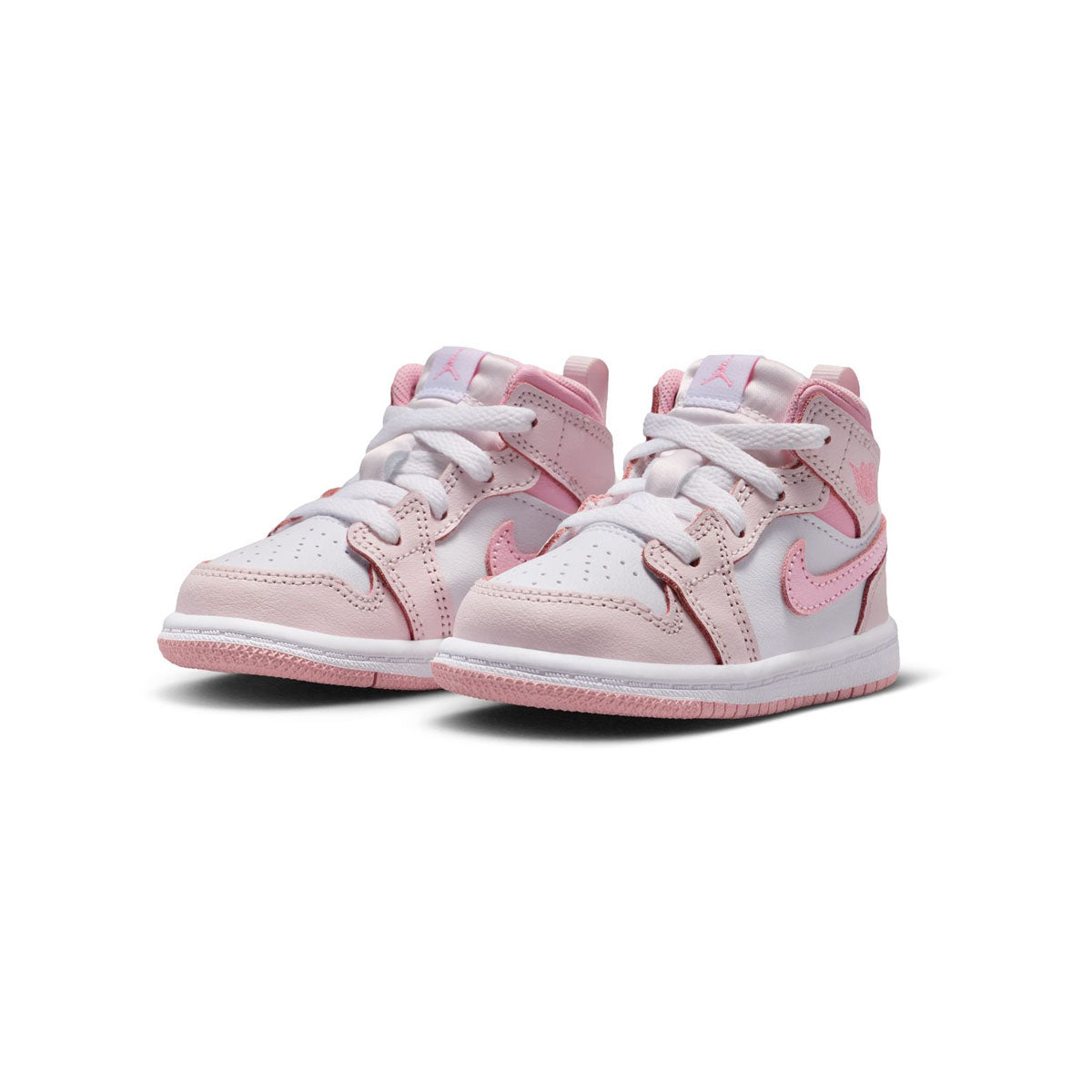 Jordan 1 Mid 'Pearl Pink White' Baby/Toddler Shoes - Kids Casual: Kids Shoes