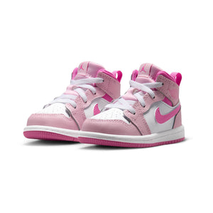 Jordan 1 Mid 'Pink Foam' Baby/Toddler Shoes
