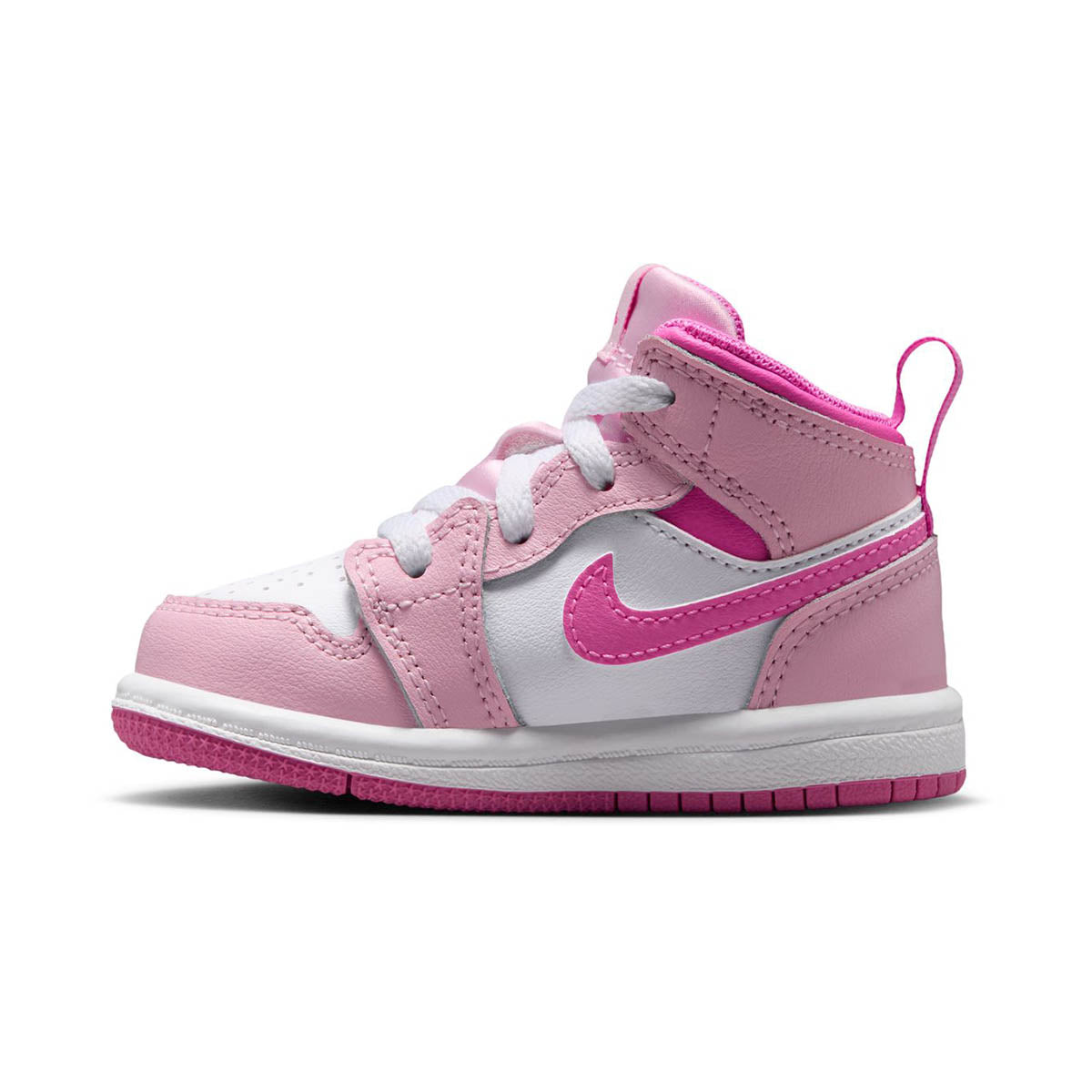 Jordan 1 Mid 'Pink Foam' Baby/Toddler Shoes - 