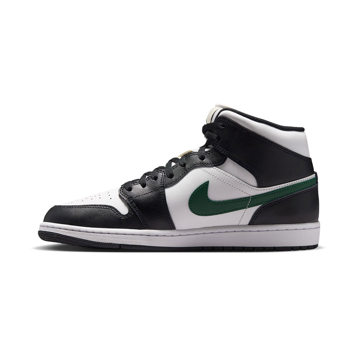 Air Jordan 1 Mid 'Black Gorge Green' Men's Shoes - 