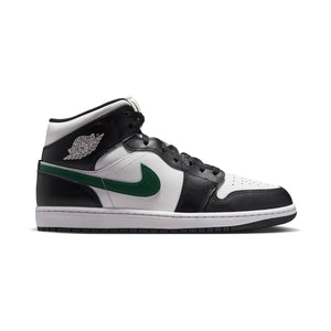 Air Jordan 1 Mid 'Black Gorge Green' Men's Shoes