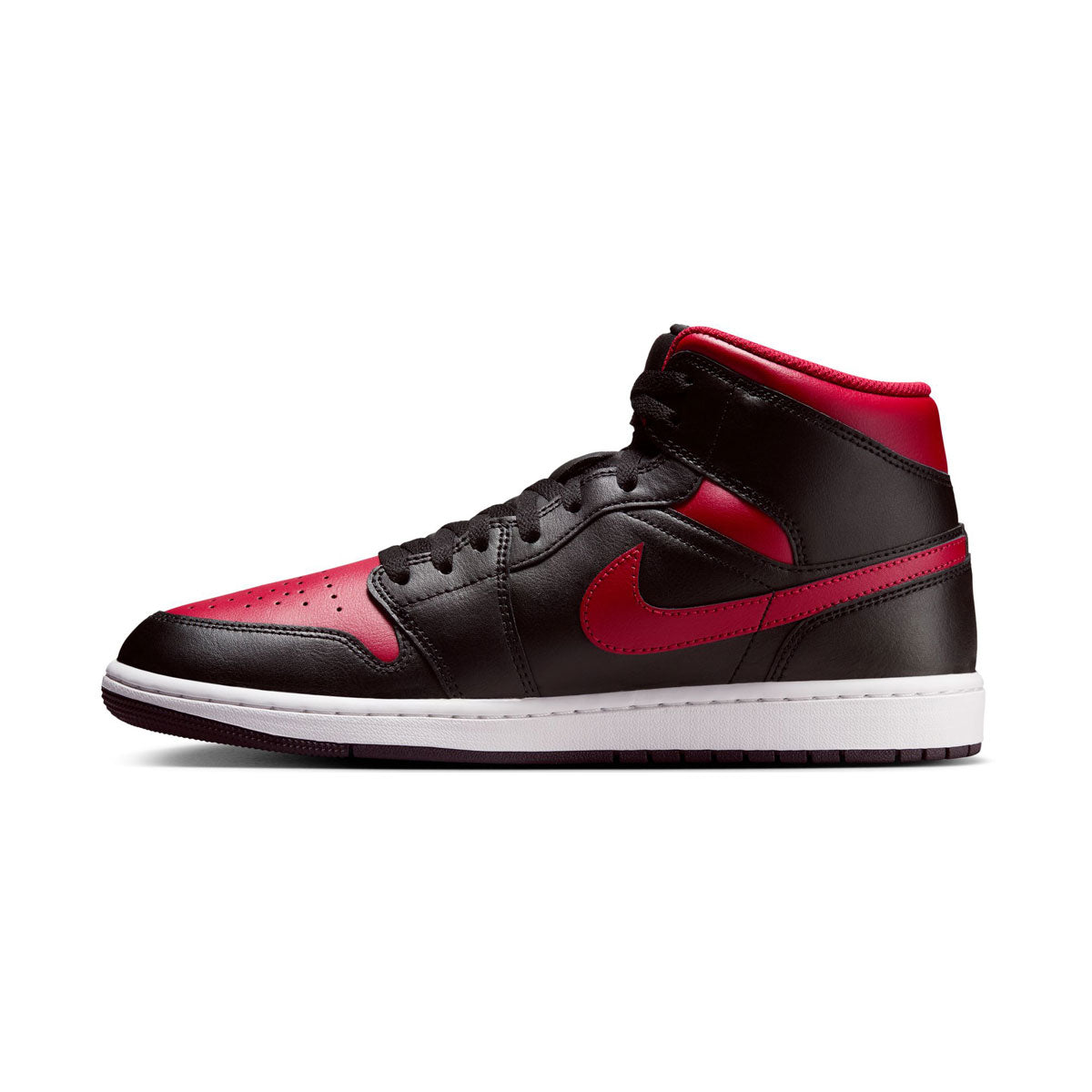 Shop Air Jordan 1 Mid 'Bred Twist' Men's Shoes