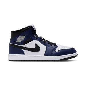 Air Jordan 1 Mid 'White College Navy' Men's Shoes