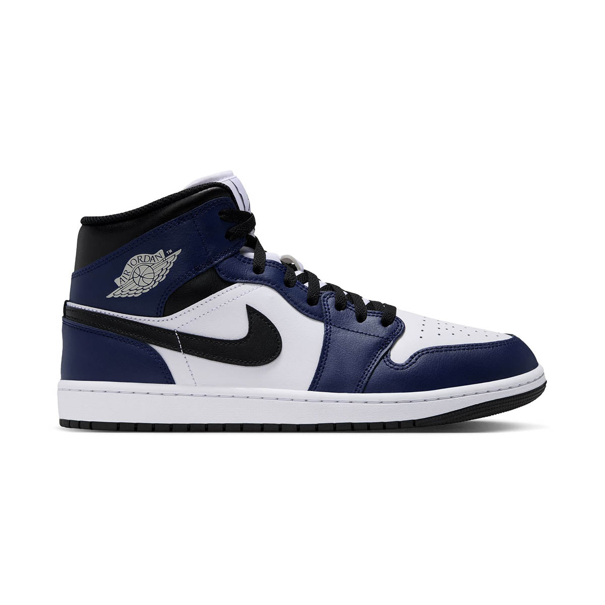 Air Jordan 1 Mid 'White College Navy' Men's Shoes - 