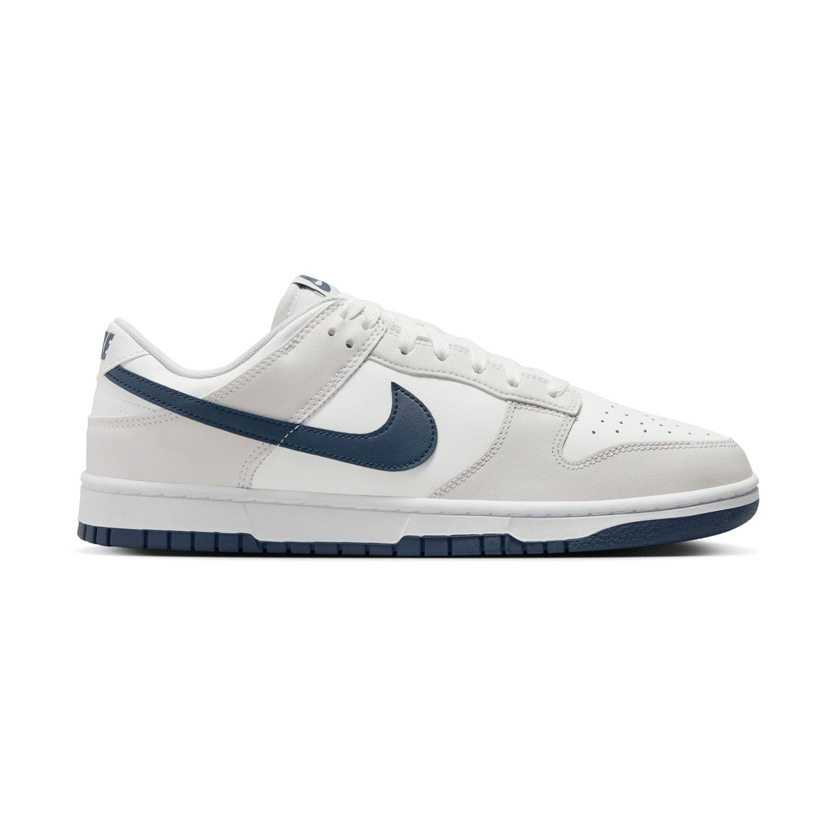 Nike Dunk Low Retro 'White Midnight Navy' Men's Shoes - MENS BASKETBALL SHOES