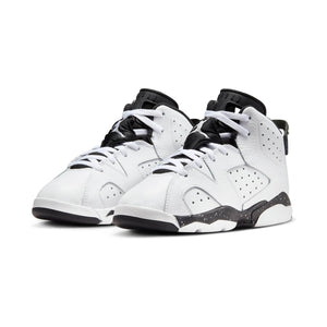 Jordan 6 Retro White/Black Little Kids' Shoes