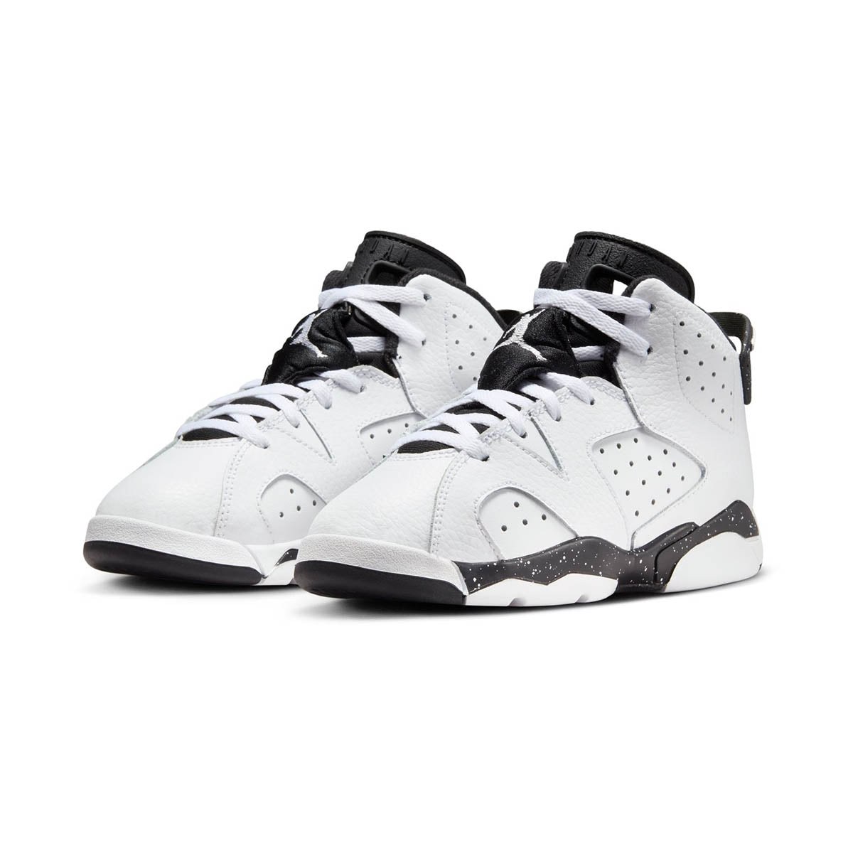 Jordan 6 Retro White/Black Little Kids' Shoes - 