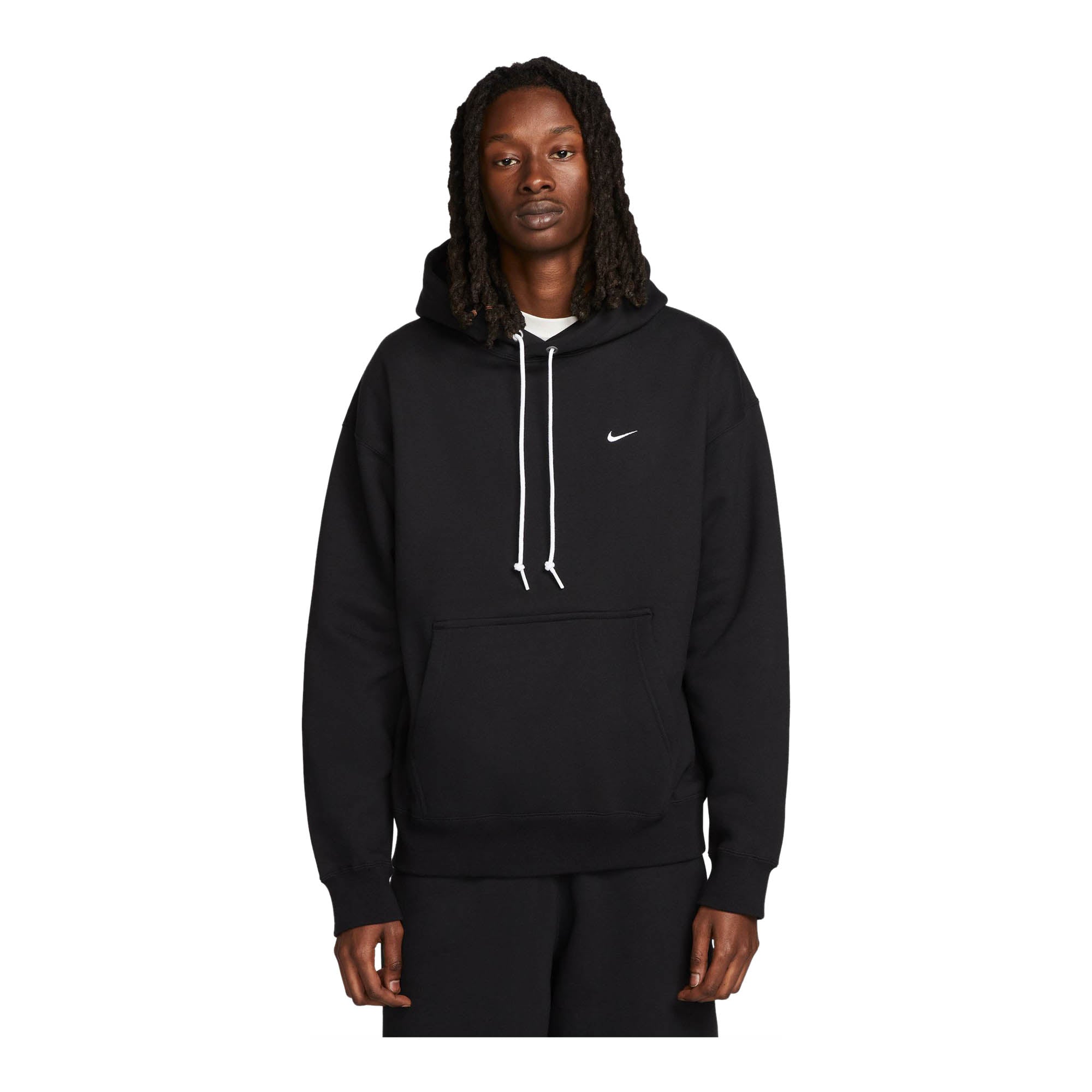 Nike Solo Swoosh Men's Fleece Pullover Hoodie - 