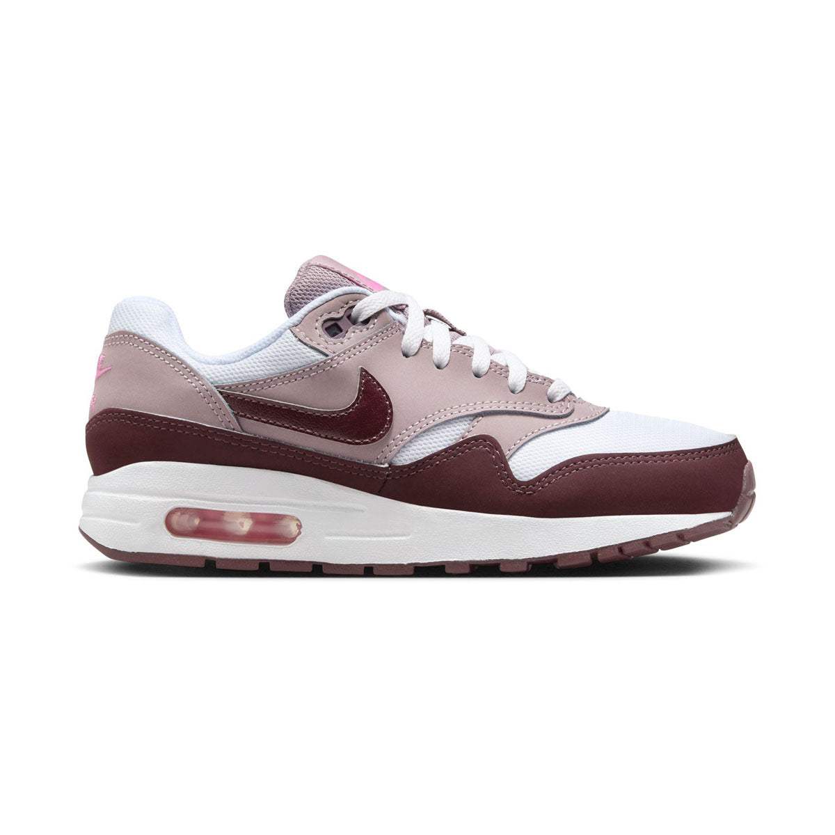 Nike Air Max 1  'Light Violet Burgundy Crush' Big Kids' Shoes - KIDS RUNNING