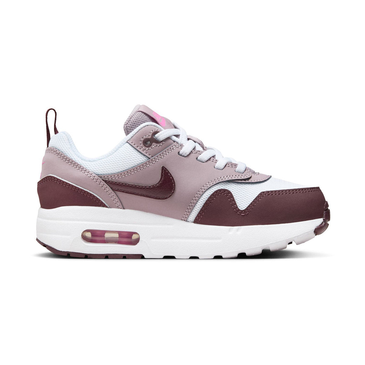 Nike Air Max 1 EasyOn 'Light Violet Burgundy Crush' Little Kids' Shoes - KIDS RUNNING