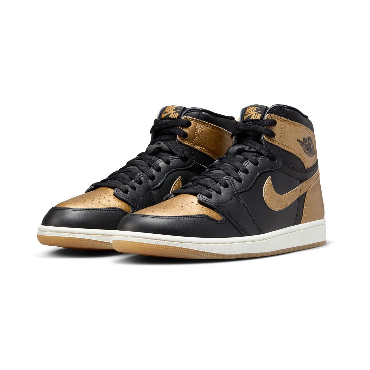 Air Jordan 1 Retro High OG &#39;Black and Gold&#39; Men&#39;s Shoes