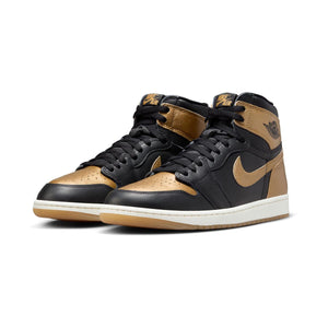 Air Jordan 1 Retro High OG 'Black and Gold' Men's Shoes