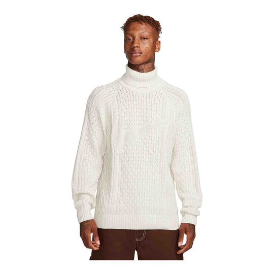 Nike Life Men's Cable Knit Turtleneck Sweater