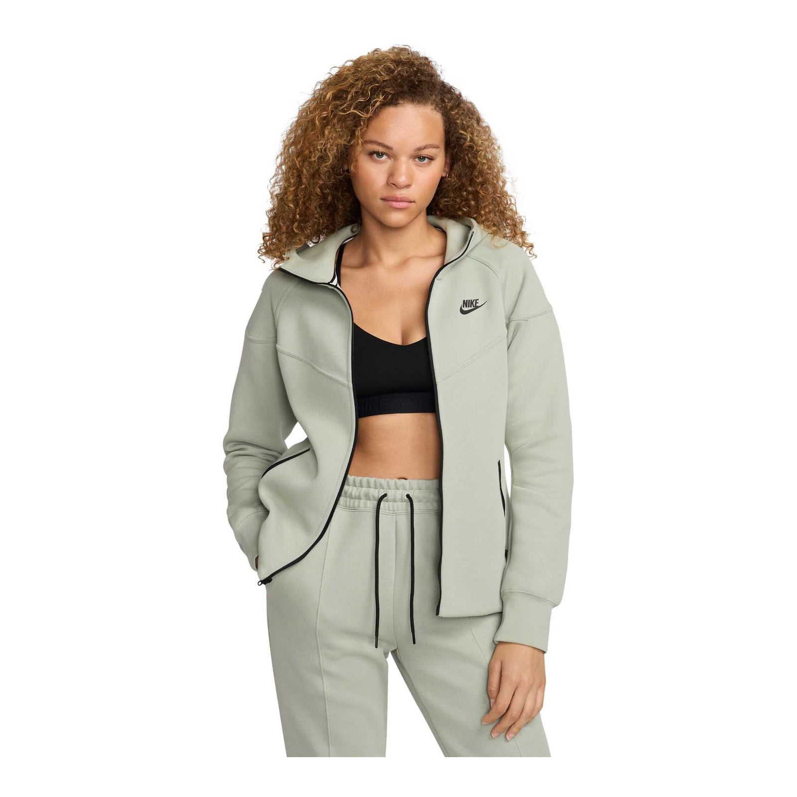 Nike Tech Fleece Windrunner Women’s Hoodie (Grey)