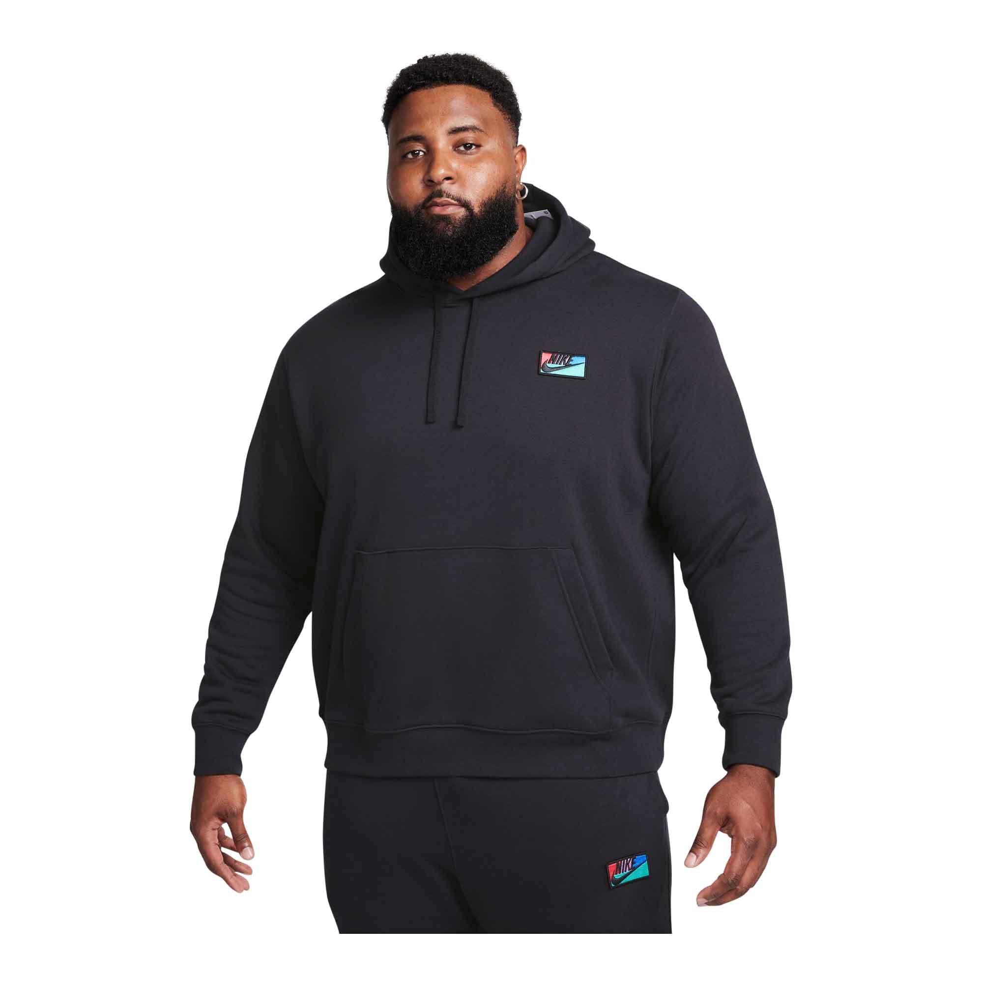 Nike Club Fleece Men's Patch Pullover Hoodie - Jackets and Outerwear