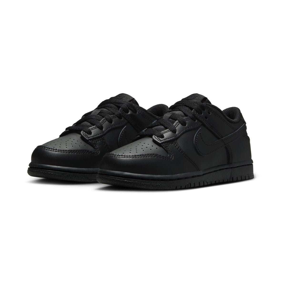 Nike Dunk Low &#39;Triple Black&#39; Little Kids&#39; Shoes