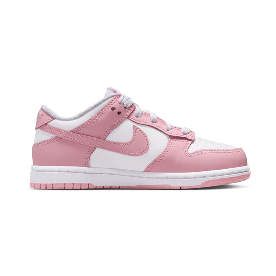 Nike Dunk Low 'White Medium Soft Pink' Little Kids' Shoes