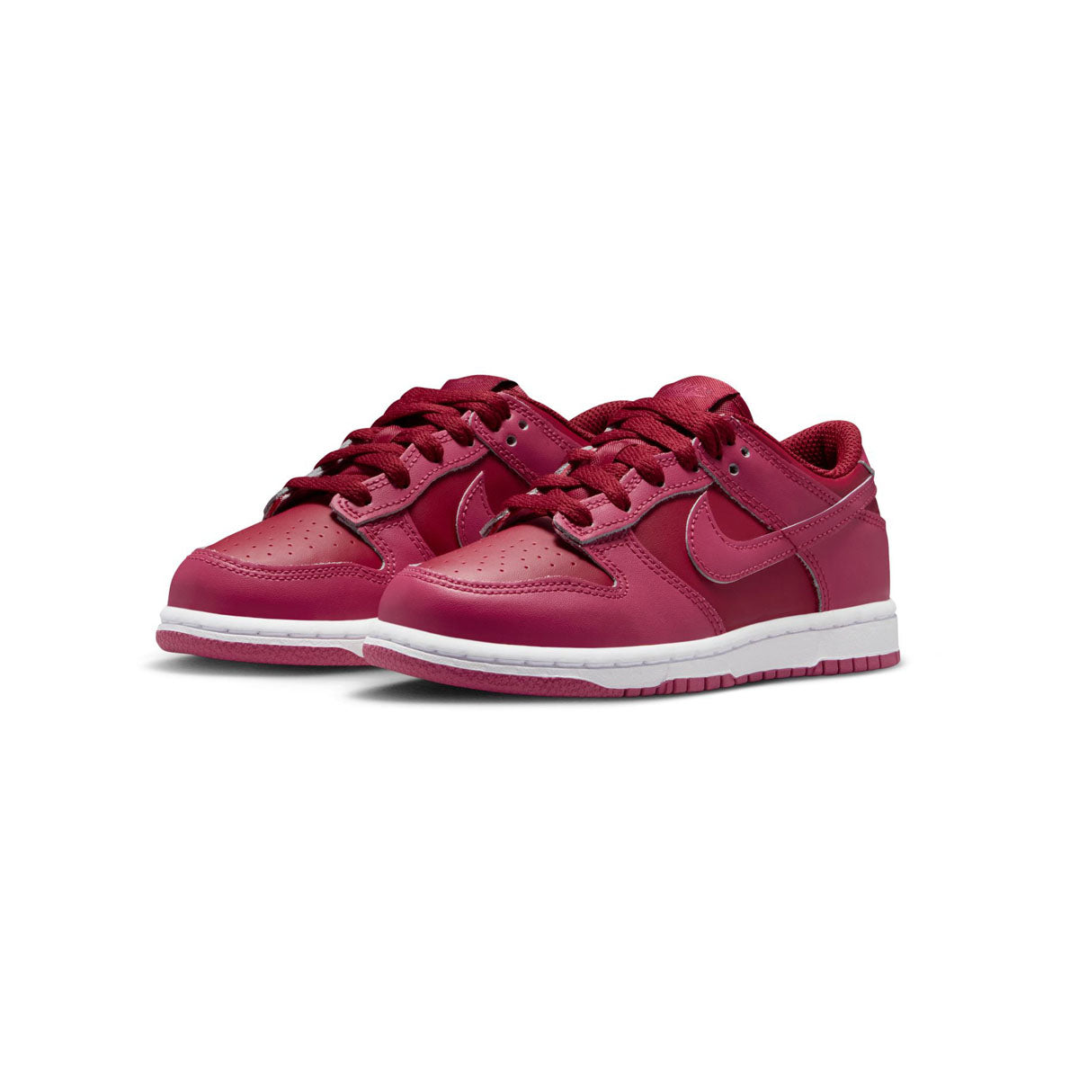 Nike Dunk Low 'Team Red Sweet Beet' Little Kids' Shoes - DUNKS
