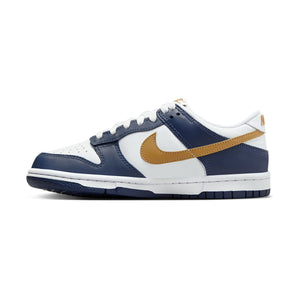 Nike Dunk Low Midnight Navy Wheat' Big Kids' Shoes