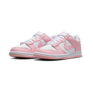 Nike Dunk Low 'White Medium Soft Pink' Big Kids' Shoes