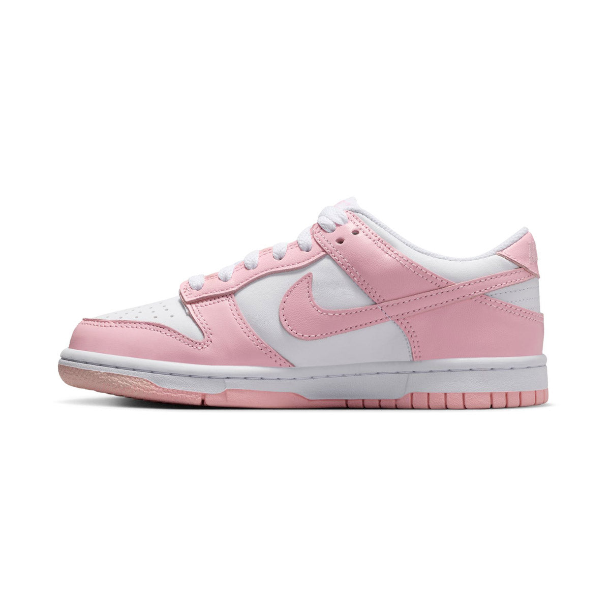 Nike Dunk Low &#39;White Medium Soft Pink&#39; Big Kids&#39; Shoes