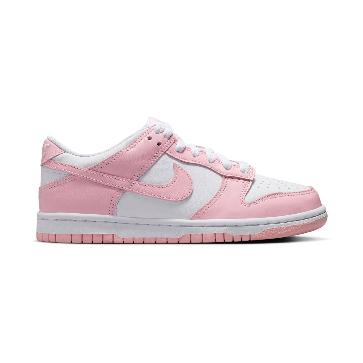 Nike Dunk Low &#39;White Medium Soft Pink&#39; Big Kids&#39; Shoes
