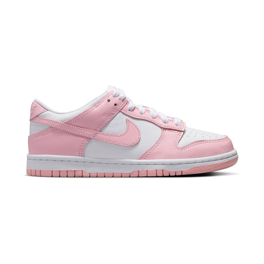 Nike Dunk Low 'White Medium Soft Pink' Big Kids' Shoes