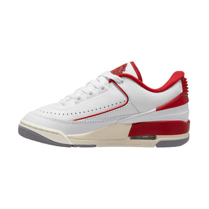 Jordan 2/3 'White Varsity Red' Big Kids' Shoes