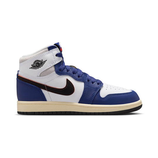 Jordan 1 Retro High OG 'Rare Air Deep Royal Blue' Little Kids' Shoes