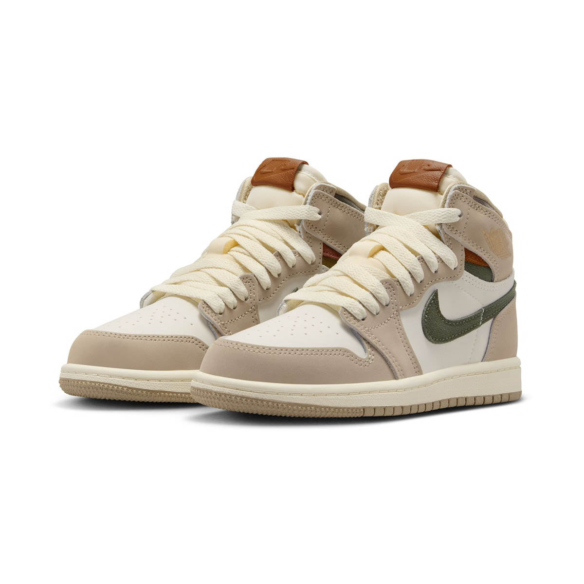 Jordan 1 Retro High OG 'Khaki' Little Kids' Shoes - 