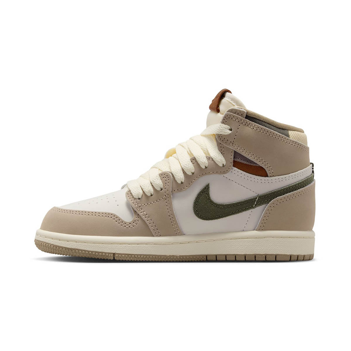 Jordan 1 Retro High OG 'Khaki' Little Kids' Shoes - 