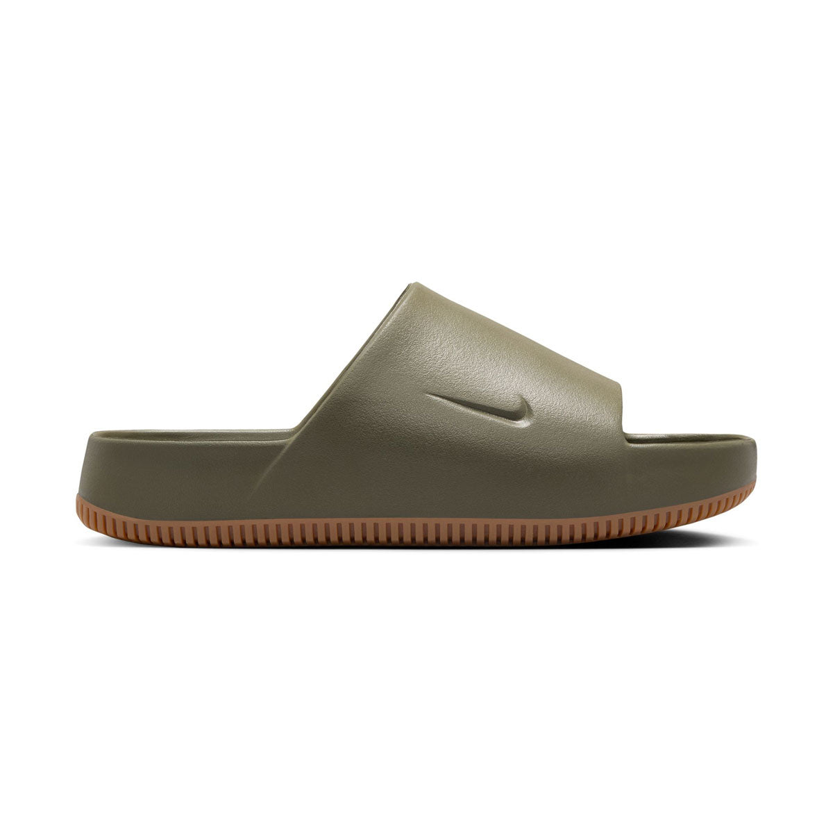 Nike Calm 'Medium Olive Gum' Men's Slides - 